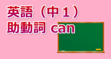 英語 助動詞 Can 中１ オンライン無料塾 ターンナップ