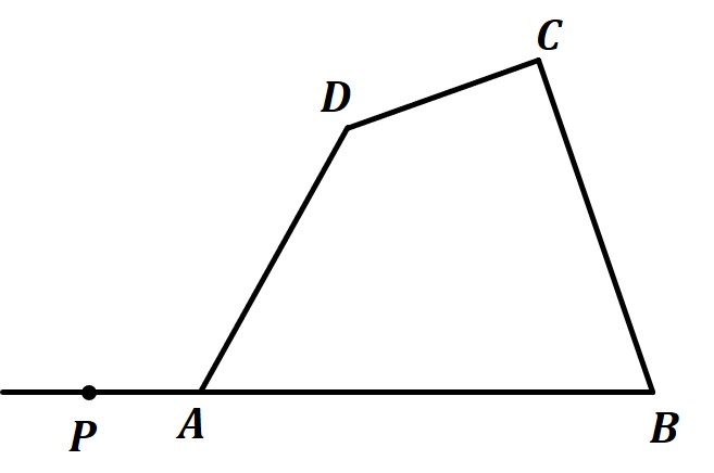 四角形を三角形に１