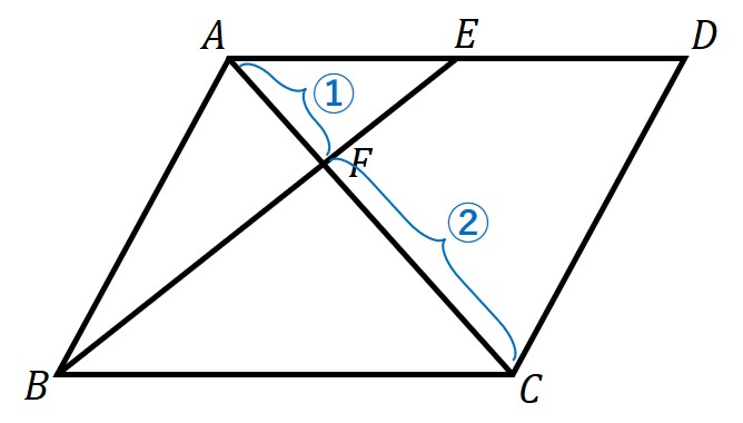 線分比と面積比４